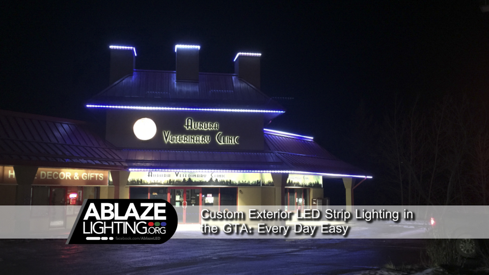 Custom Exterior LED Strip Lighting in the GTA Show Your Colours customexteriorledstriplightinggta