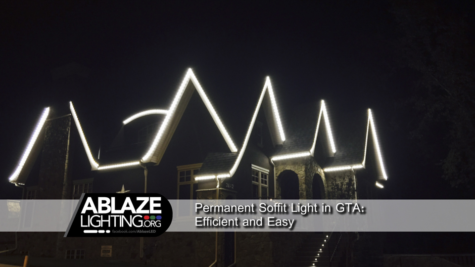 Brighten Up Your Exterior With Permanent Soffit Lighting in the GTA permanentsoffitlightinggta